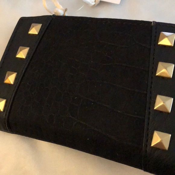 Jessica Simpson Farah Small Fran Faux Leather Indexer Wallet Meteorite NWT - Picture 3 of 12